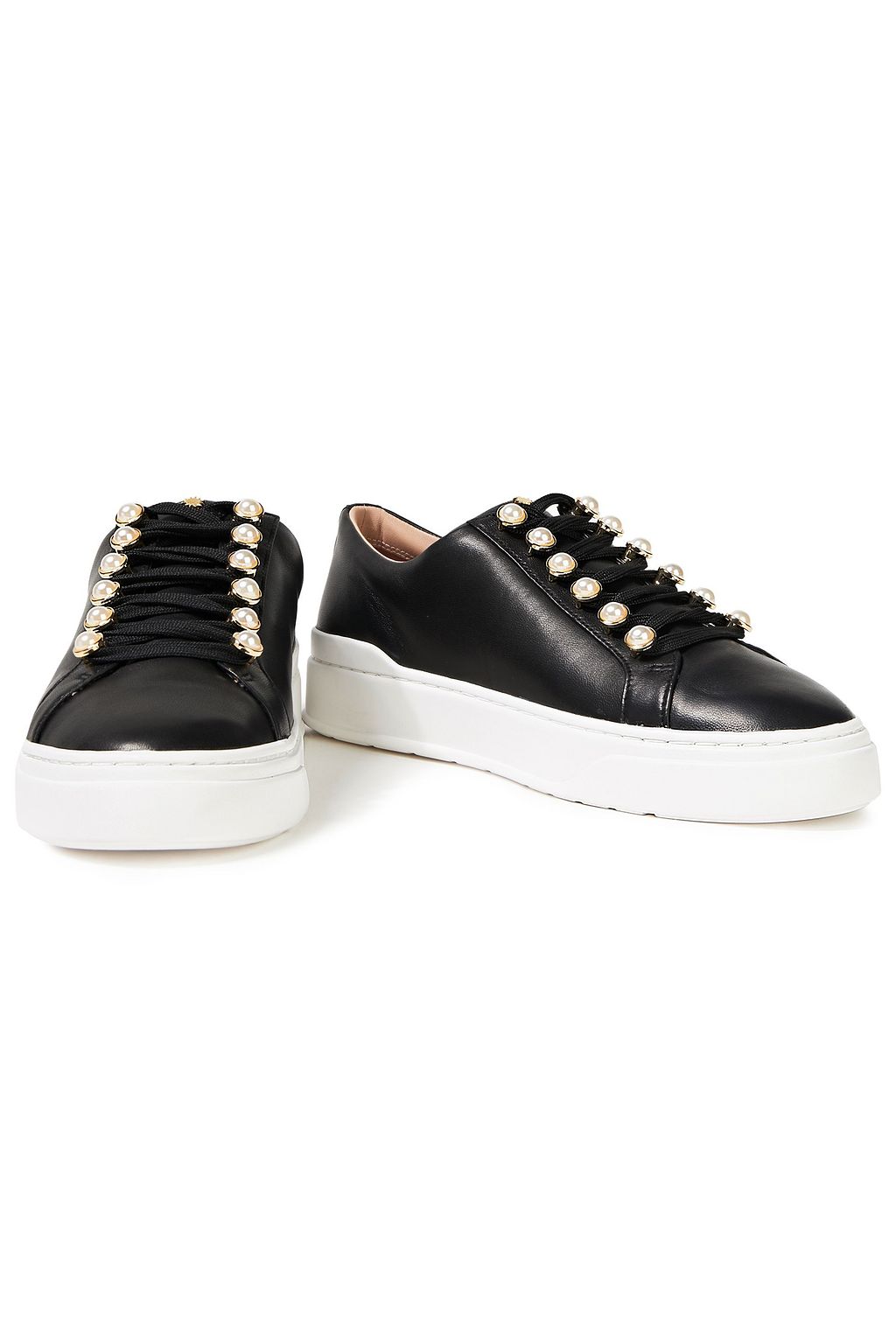 excelsa leather sneaker stuart weitzman