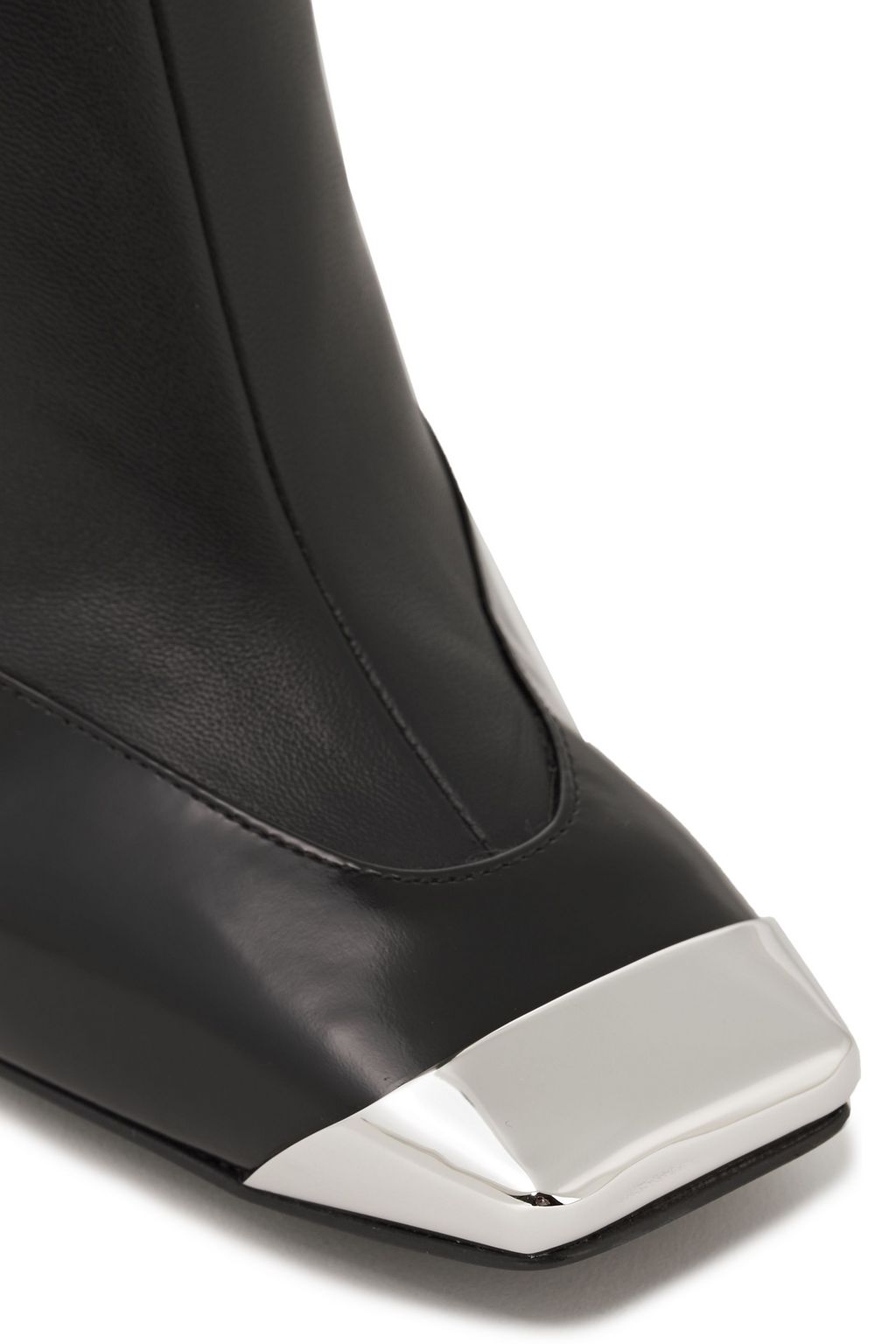 PUCCI Smooth and glossed-leather knee boots