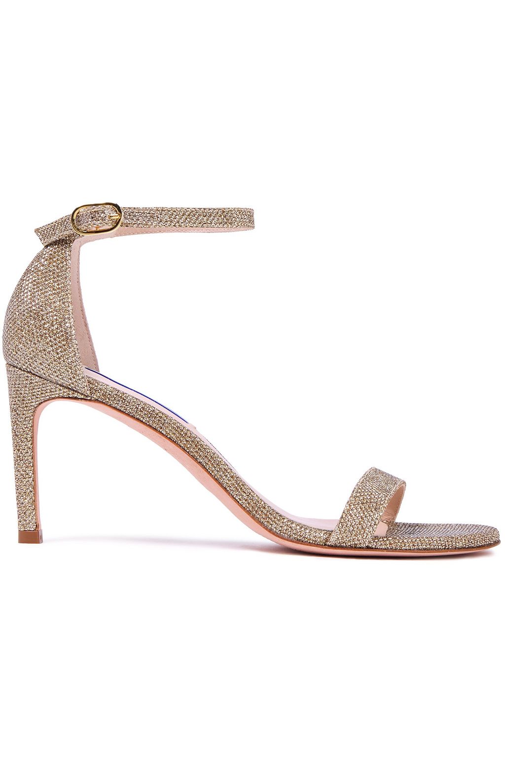 stuart weitzman lame sandals