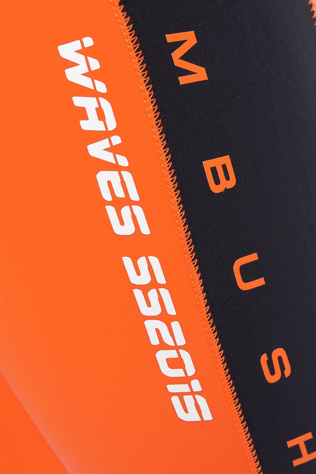AMBUSH Printed two-tone scuba shorts