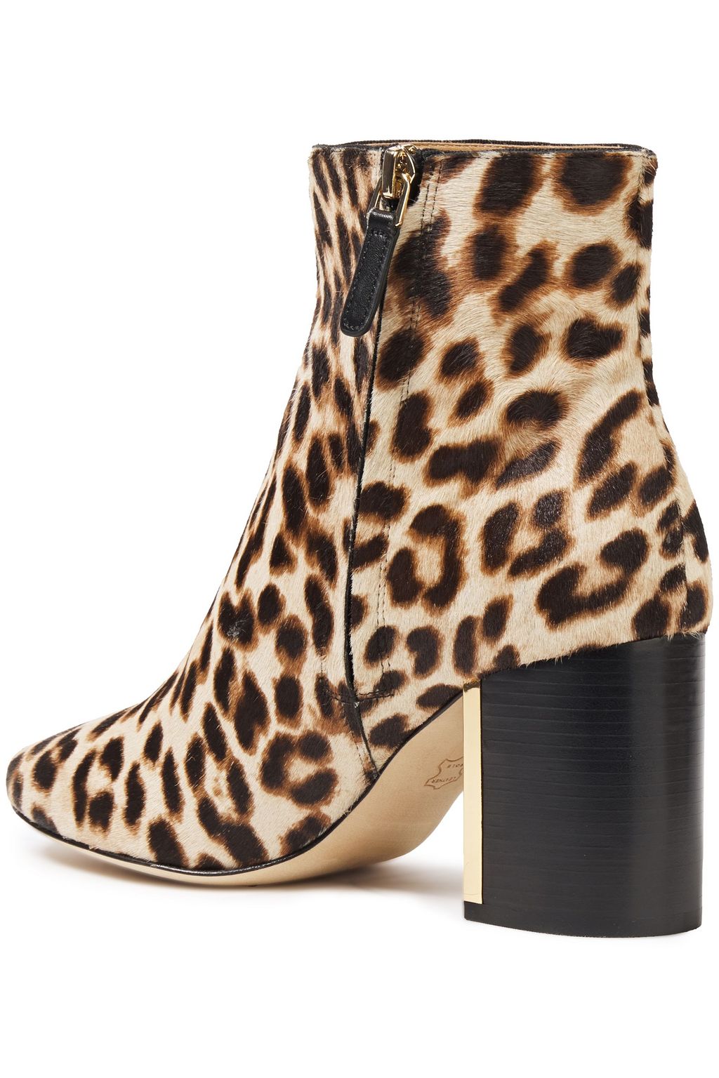 TORY BURCH Gigi 70 leopard-print calf hair ankle boots