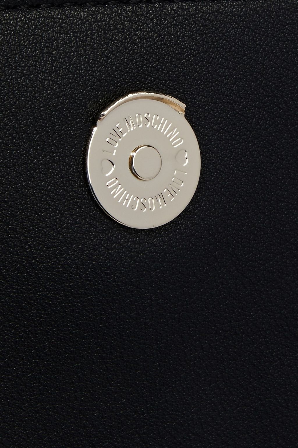LOVE MOSCHINO Embellished faux leather shoulder bag