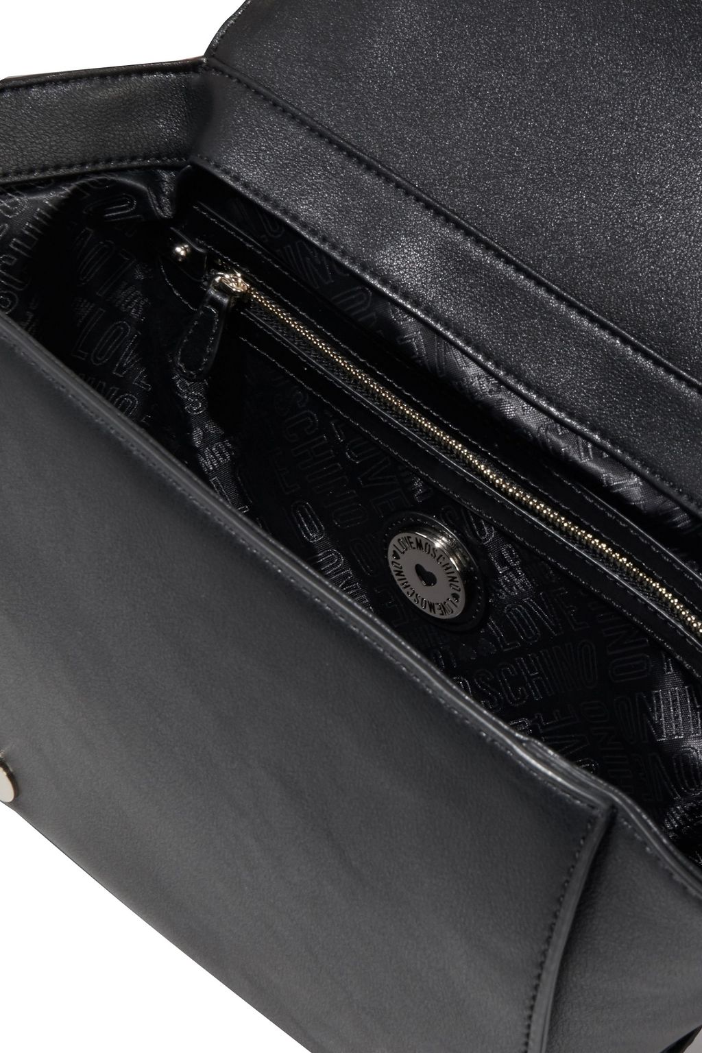 LOVE MOSCHINO Embellished faux leather shoulder bag