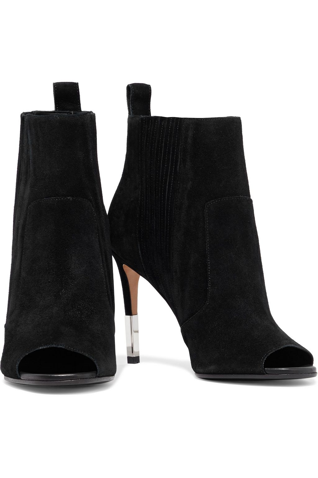 BALMAIN Suede ankle boots