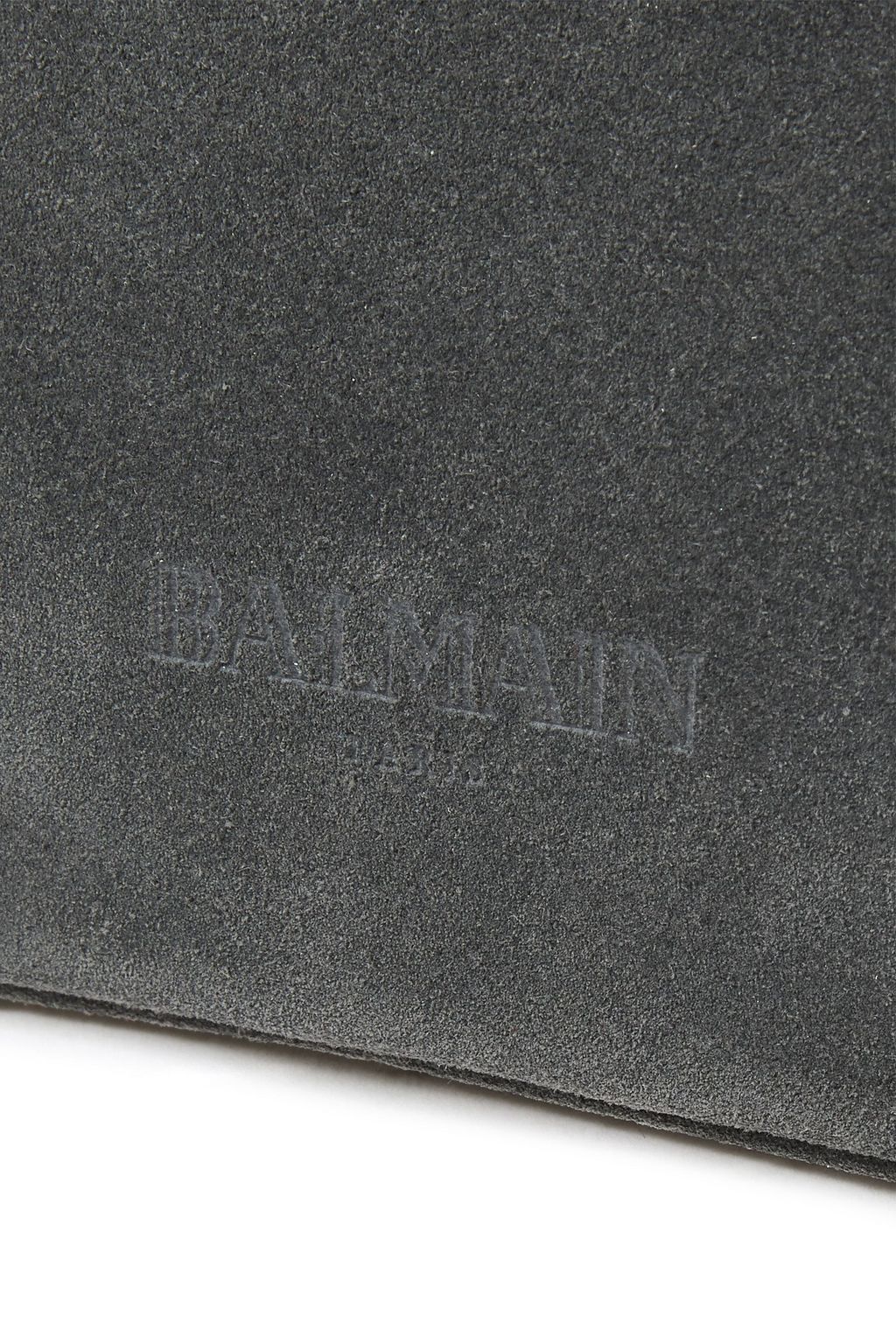 BALMAIN Suede pouch