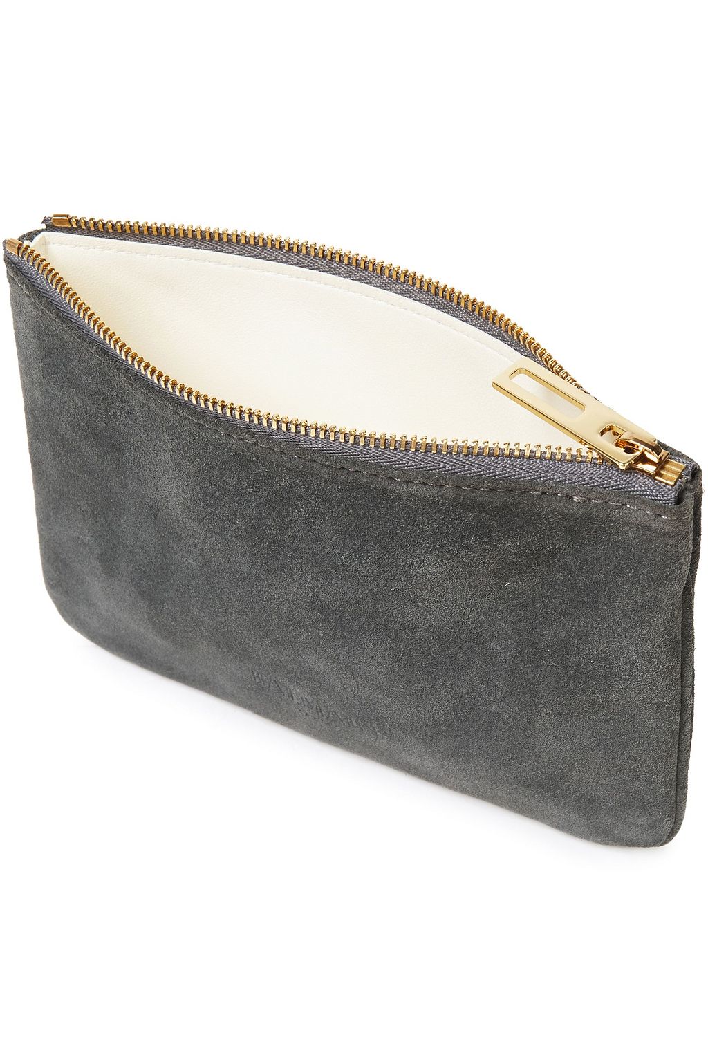 BALMAIN Suede pouch