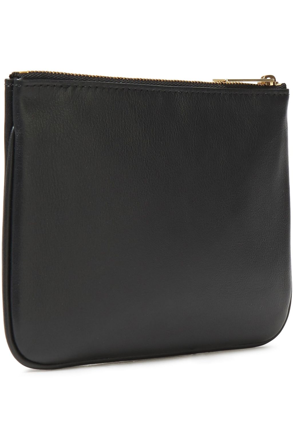 BALMAIN Pebbled-leather pouch