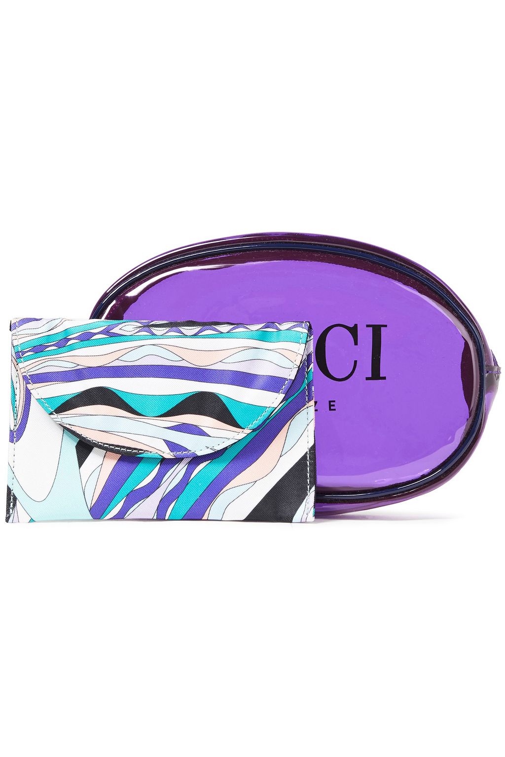 PUCCI Logo-print PVC cosmetics case