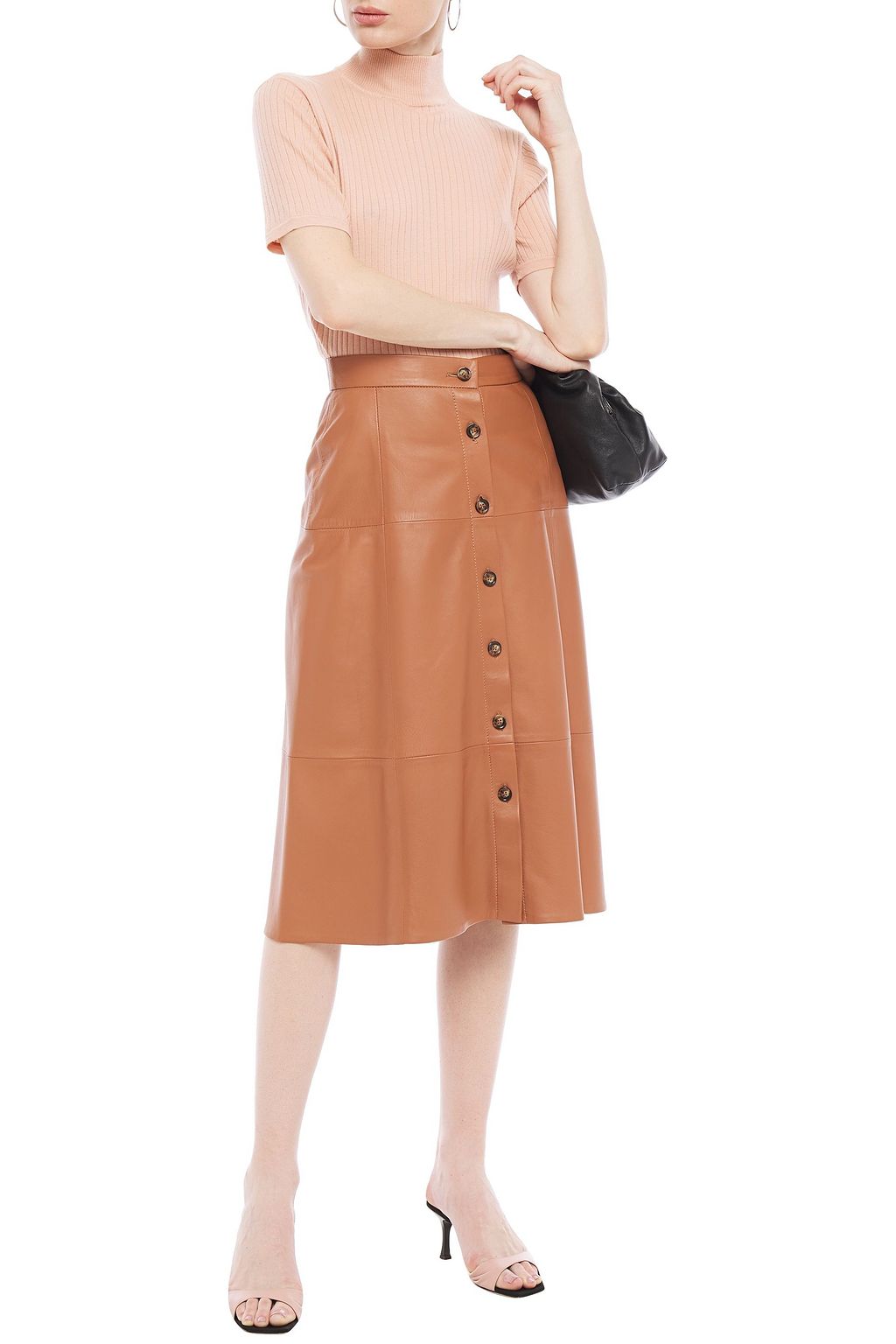 N.PEAL Ribbed cashmere top