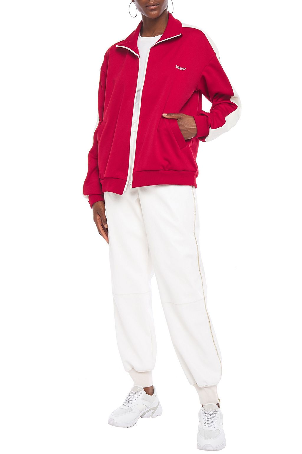 AMBUSH Two-tone jersey track jacket