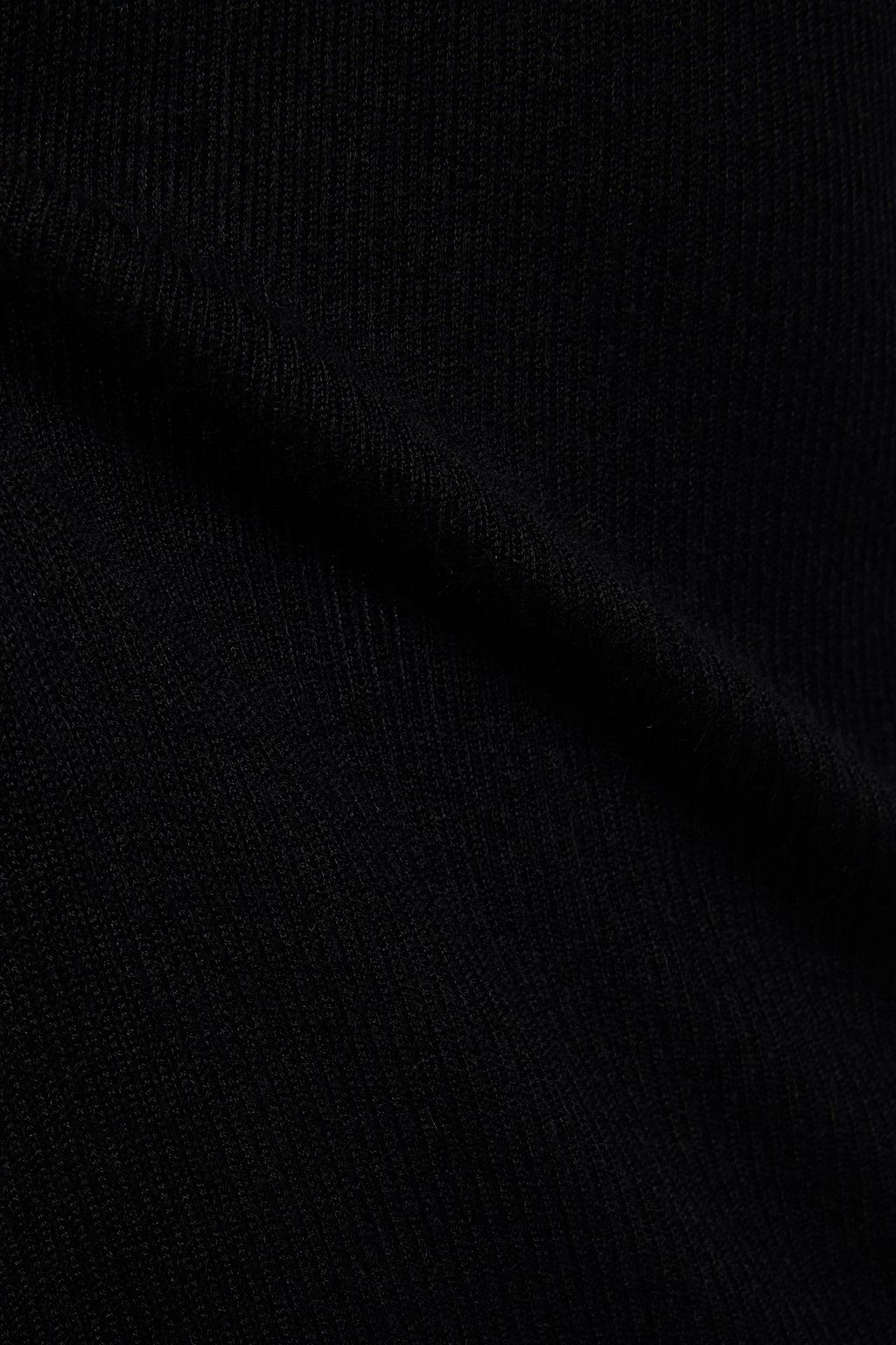 N.PEAL Ribbed cashmere midi dress