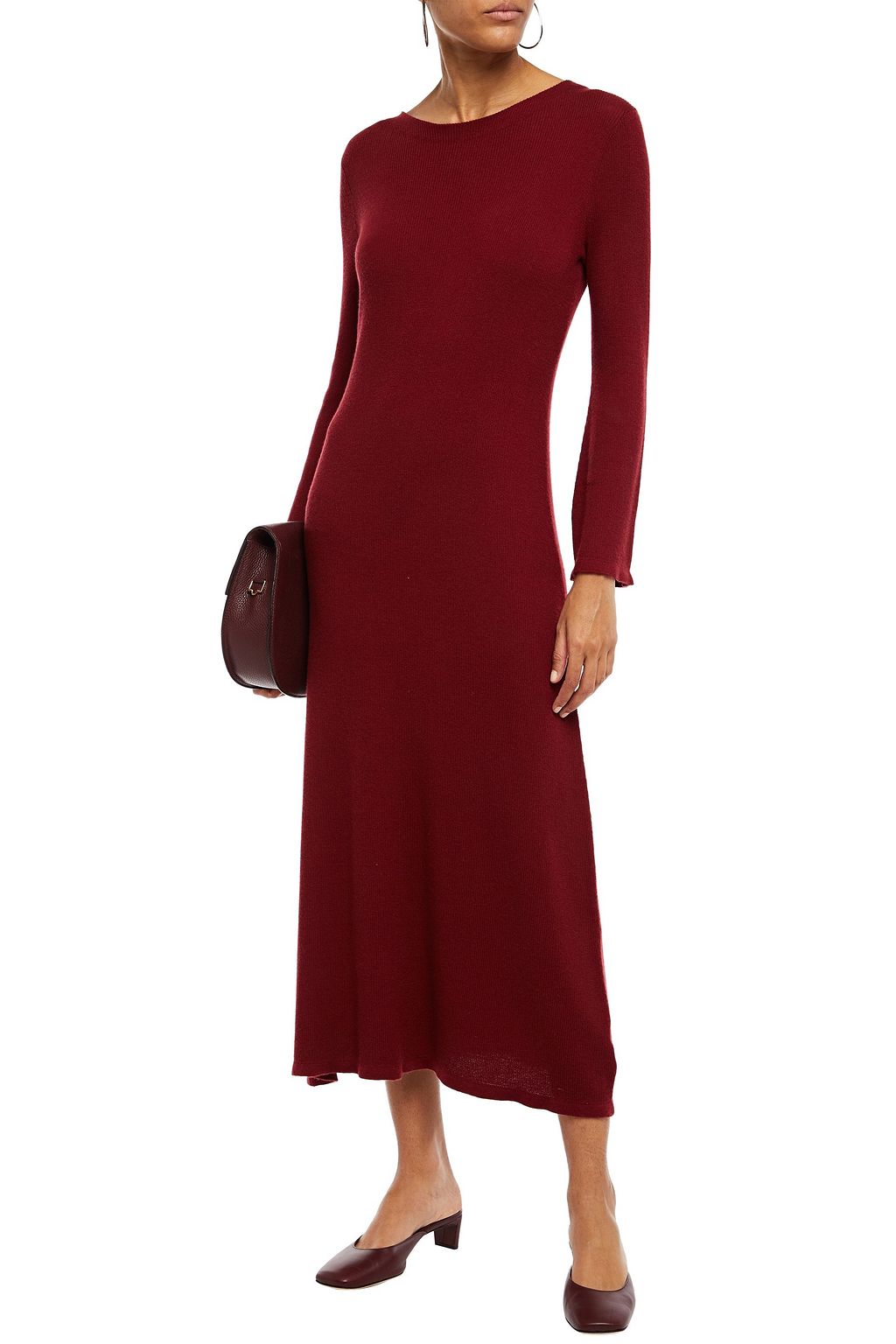 milly cashmere midi dress