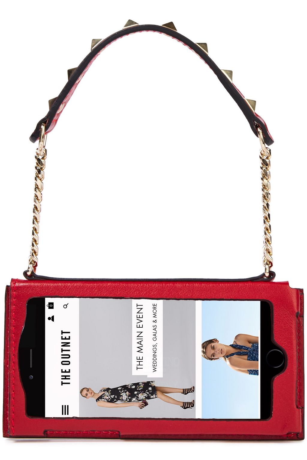 VALENTINO GARAVANI Rockstud leather iPhone 5, 5S and 5SE case