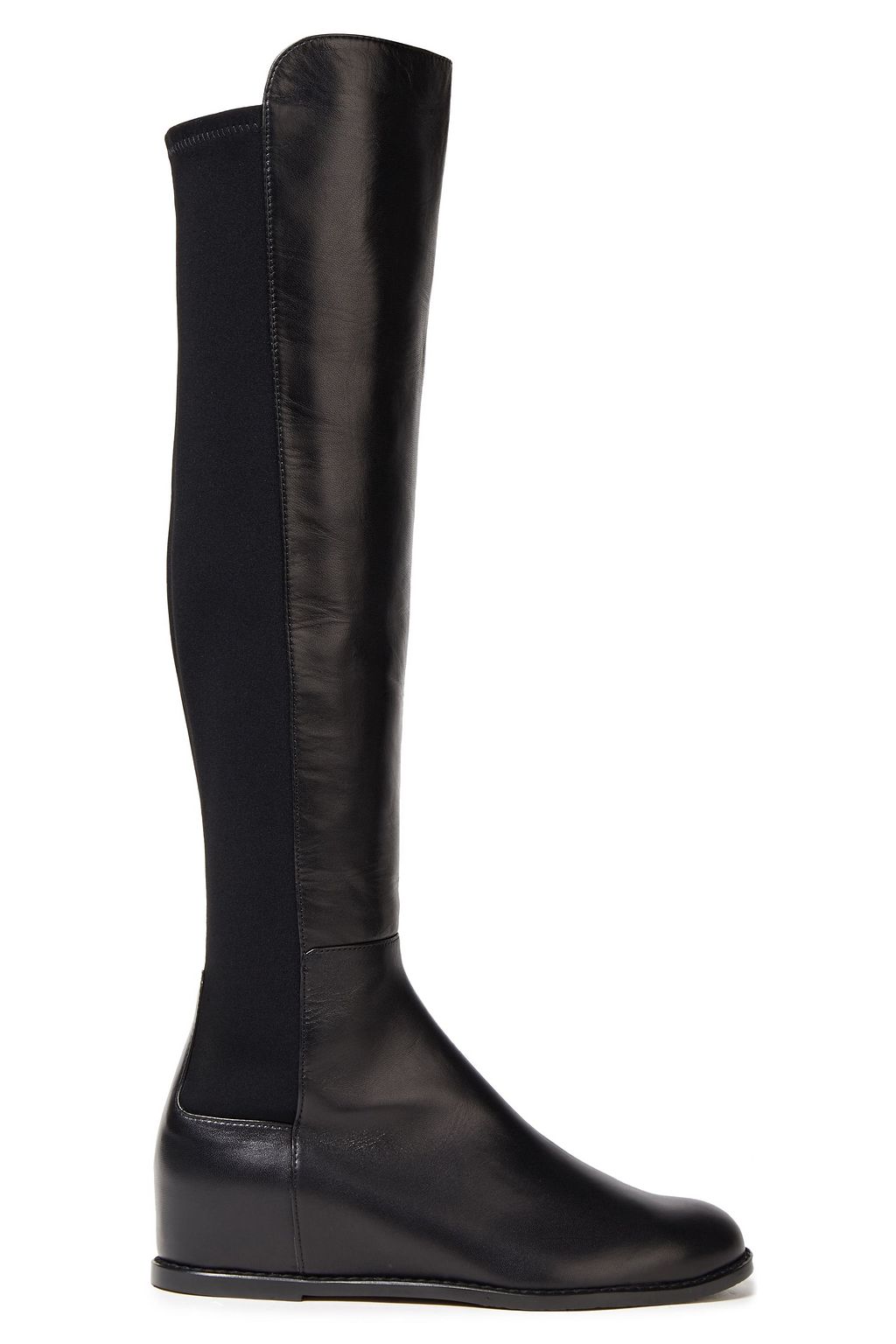 stuart weitzman women's lexy round toe leather lace up boots