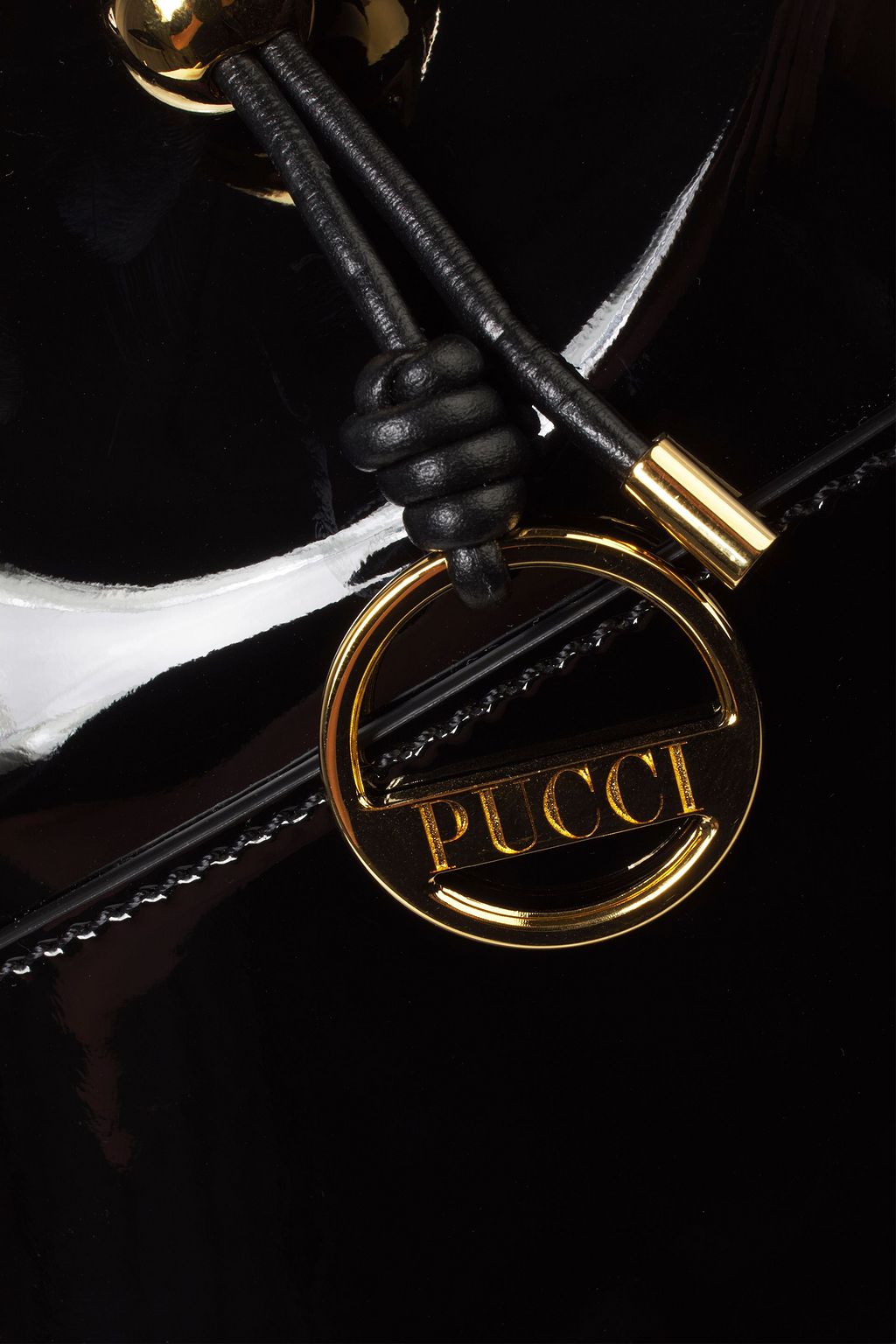 PUCCI Bonita patent-leather bucket bag