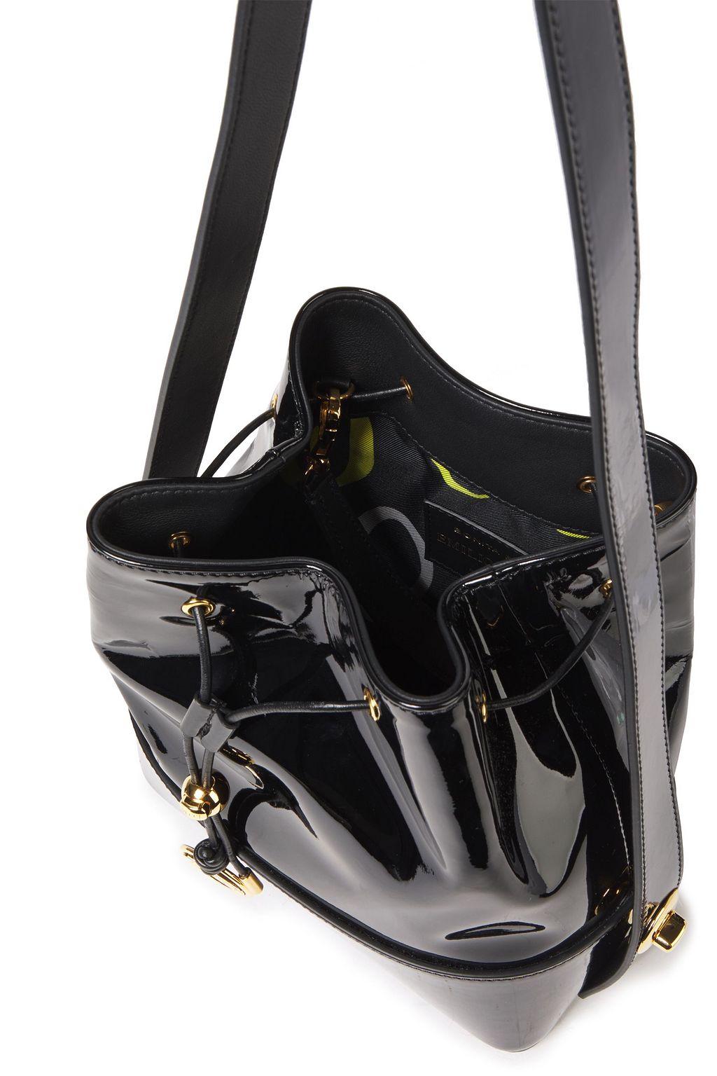 PUCCI Bonita patent-leather bucket bag