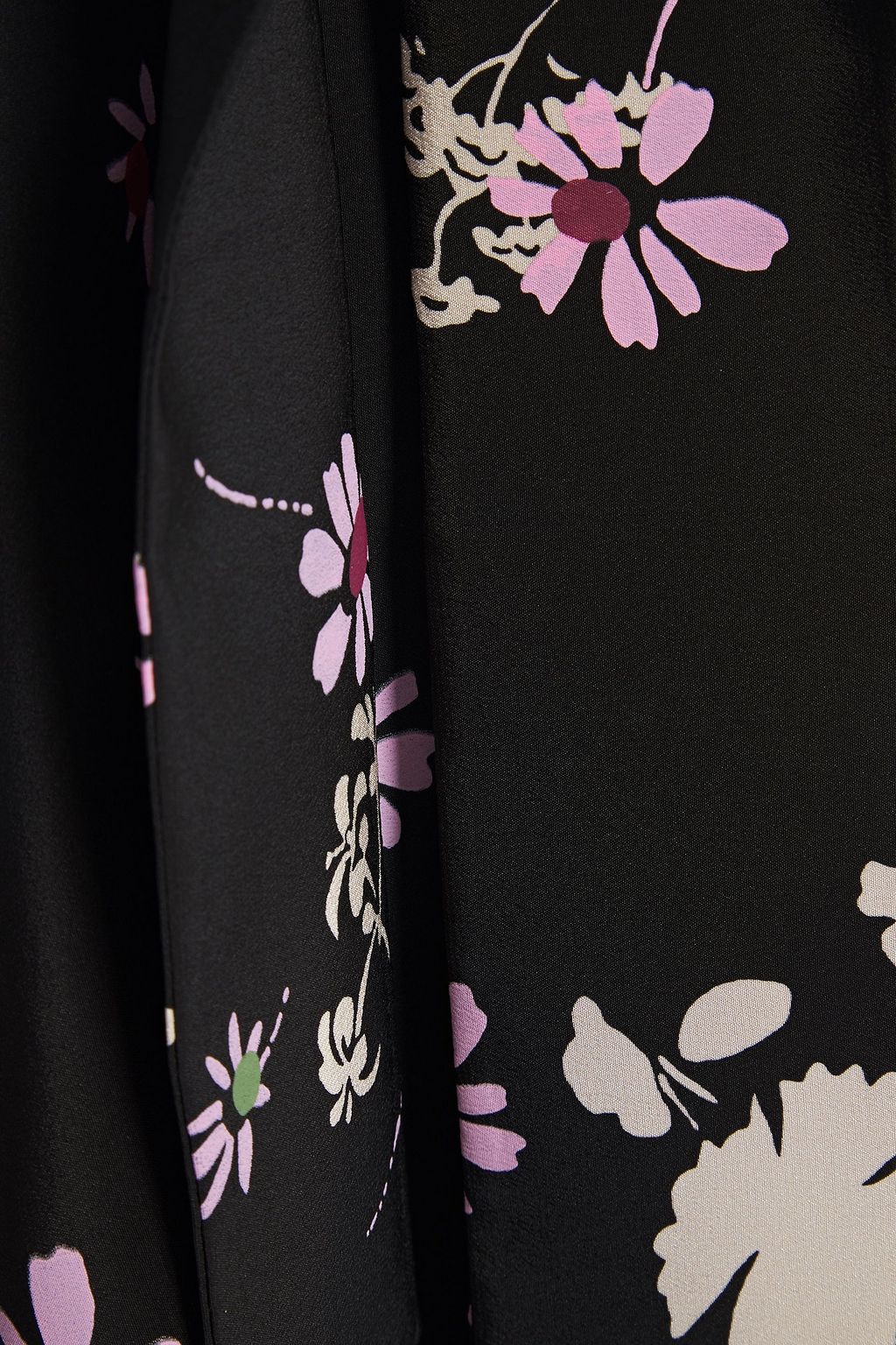 VALENTINO GARAVANI Floral-print silk crepe de chine dress