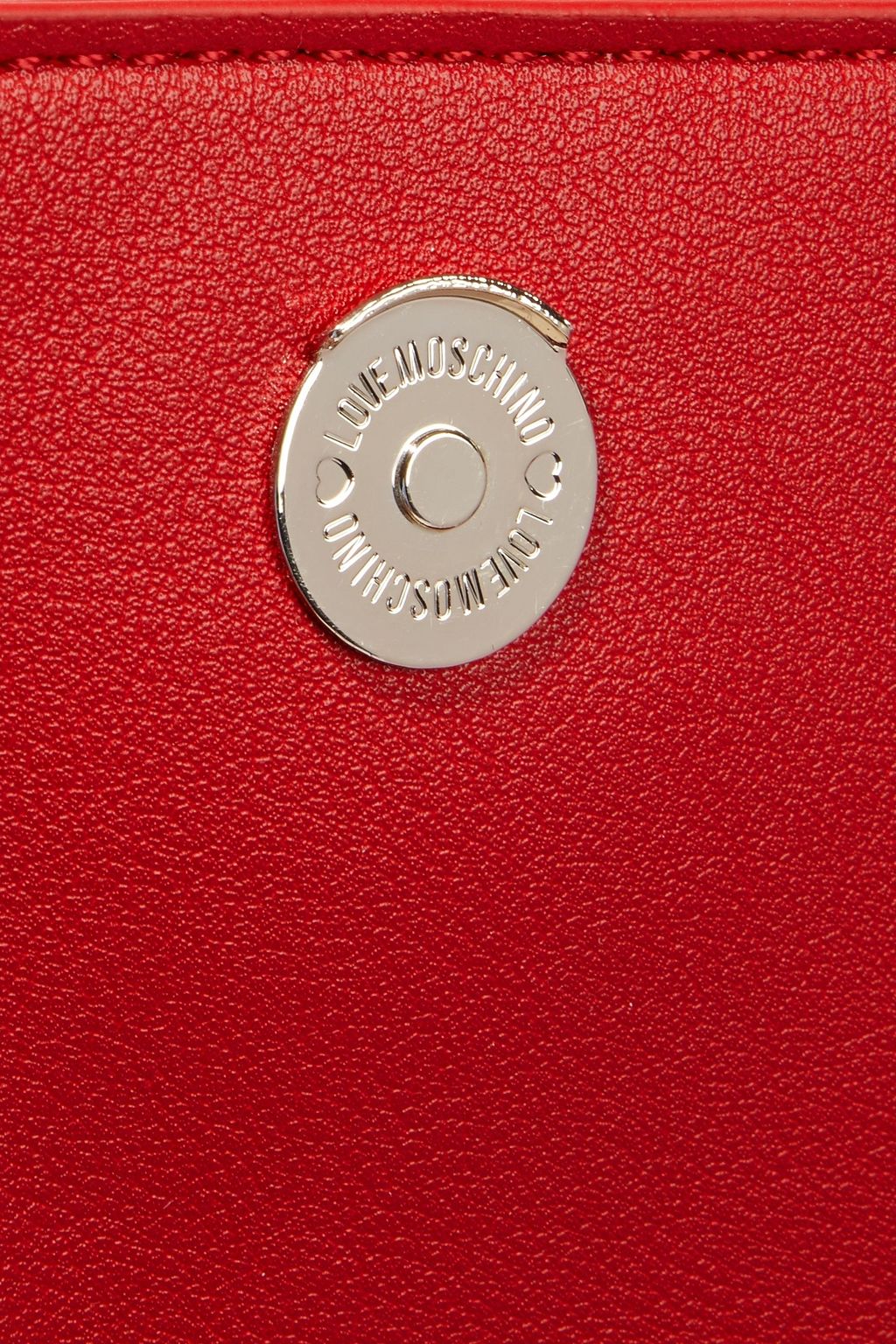 LOVE MOSCHINO Embellished faux leather shoulder bag