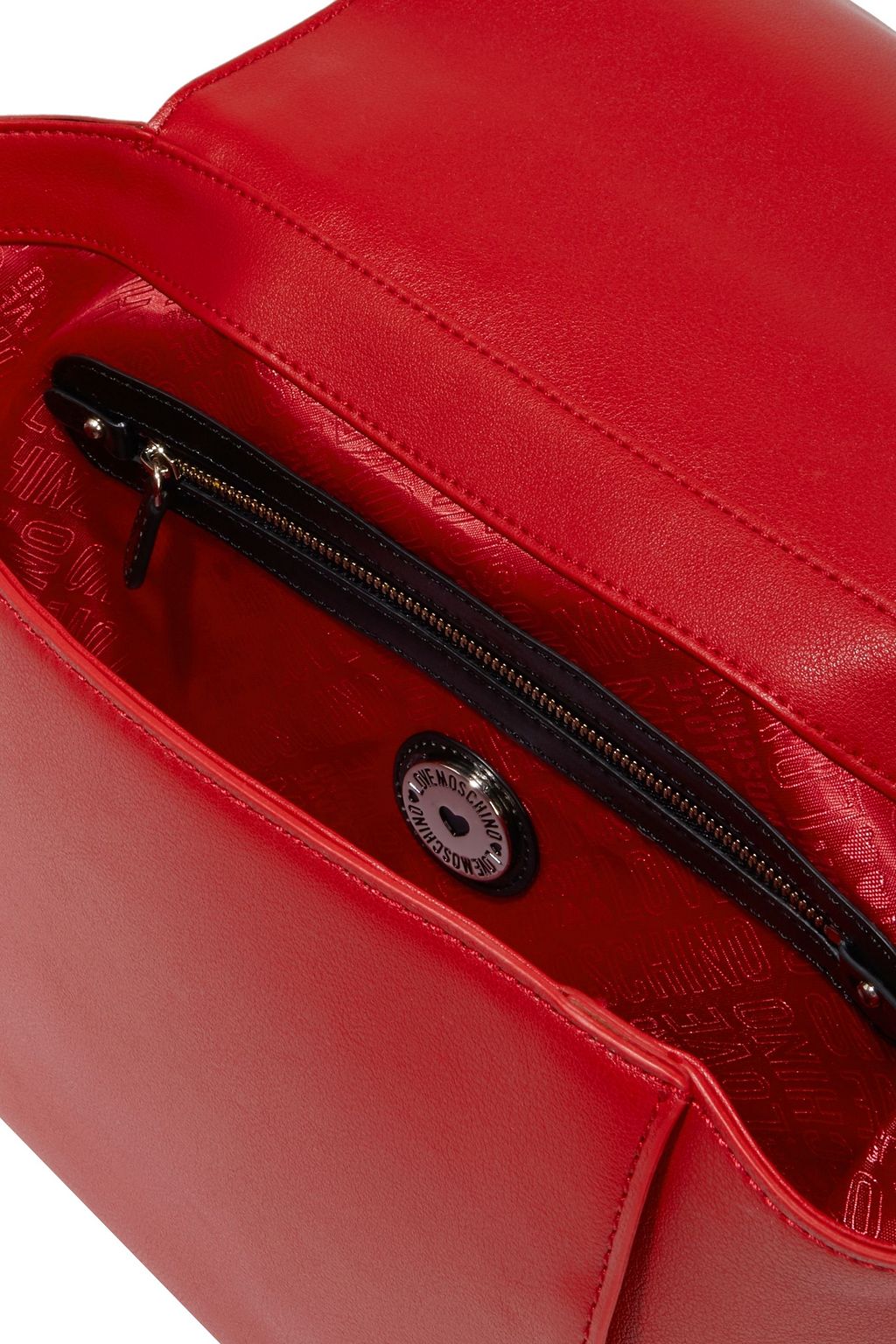 LOVE MOSCHINO Embellished faux leather shoulder bag