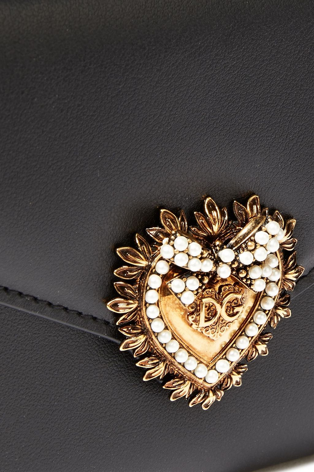 DOLCE&GABBANA Devotion embellished leather wallet