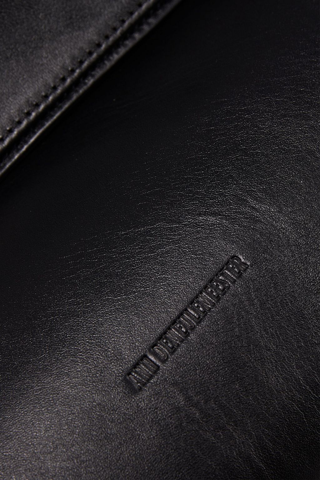 ANN DEMEULEMEESTER Leather clutch