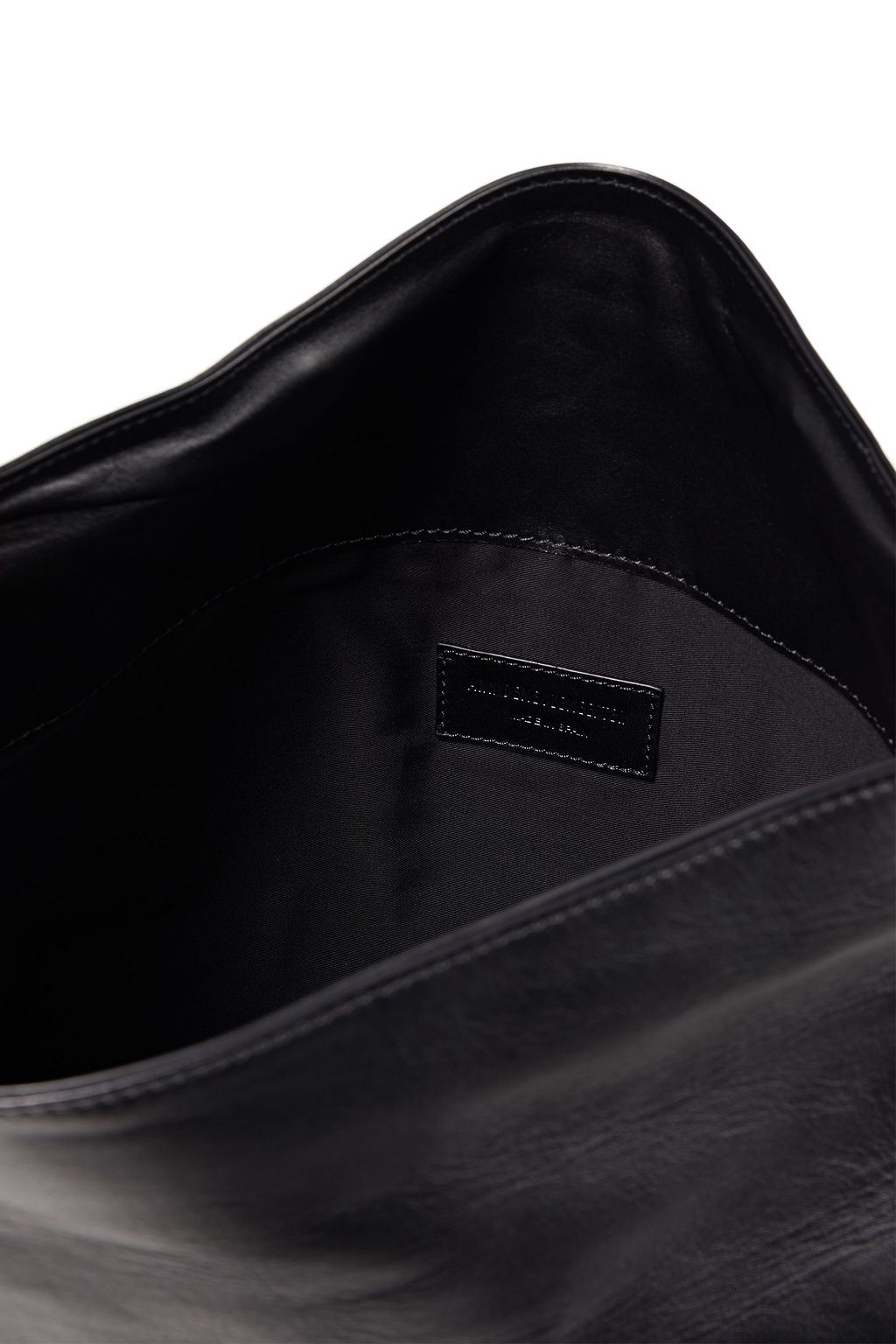 ANN DEMEULEMEESTER Leather clutch
