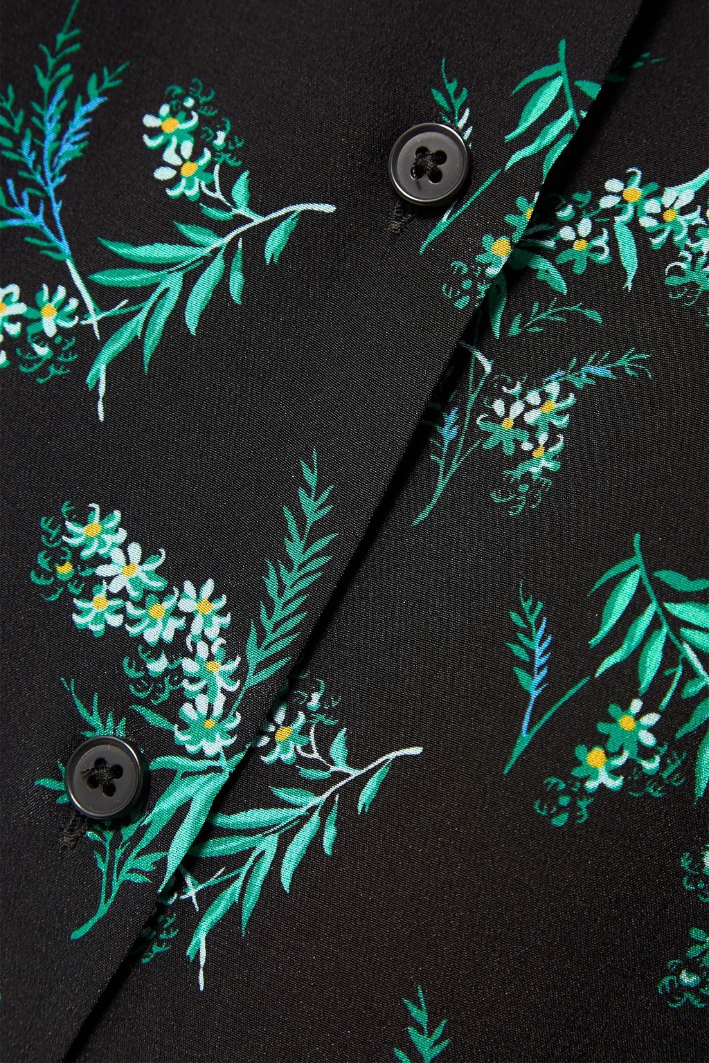 LES RÊVERIES Floral-print silk-crepe midi dress