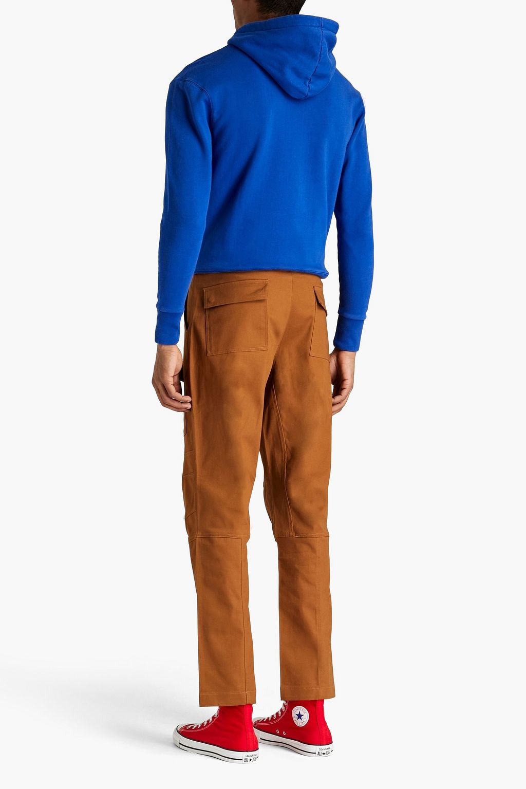 MAISON KITSUNÉ Appliquéd French cotton-terry hoodie