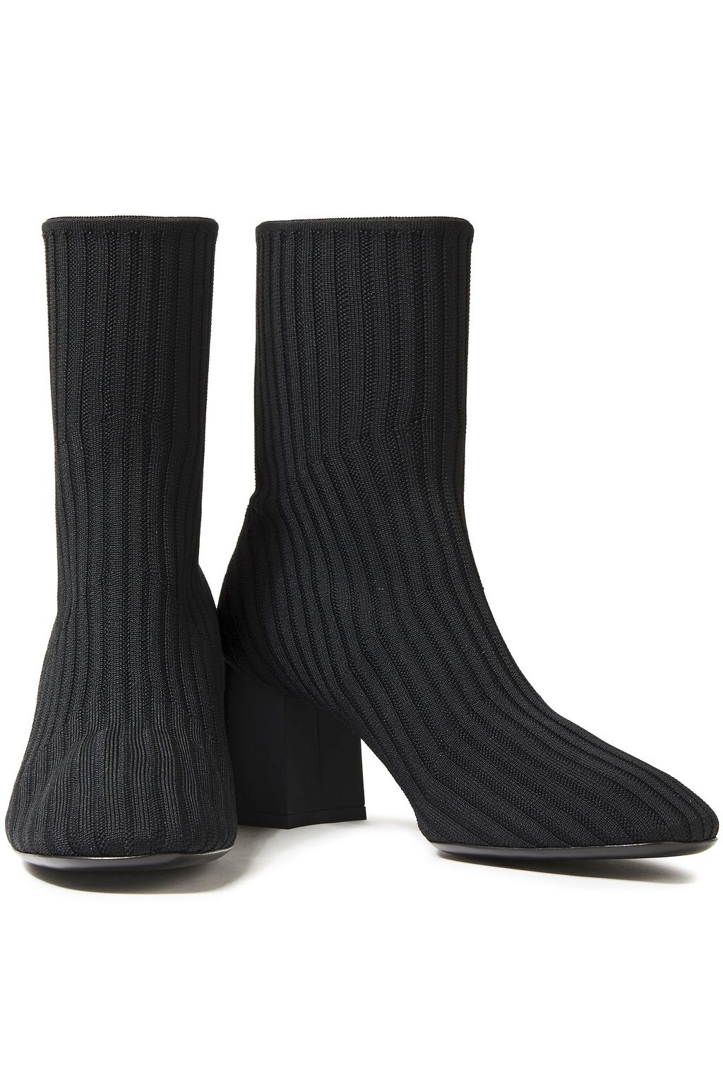 Black Ribbedknit sock boots Sale up to 70 off THE MCQ