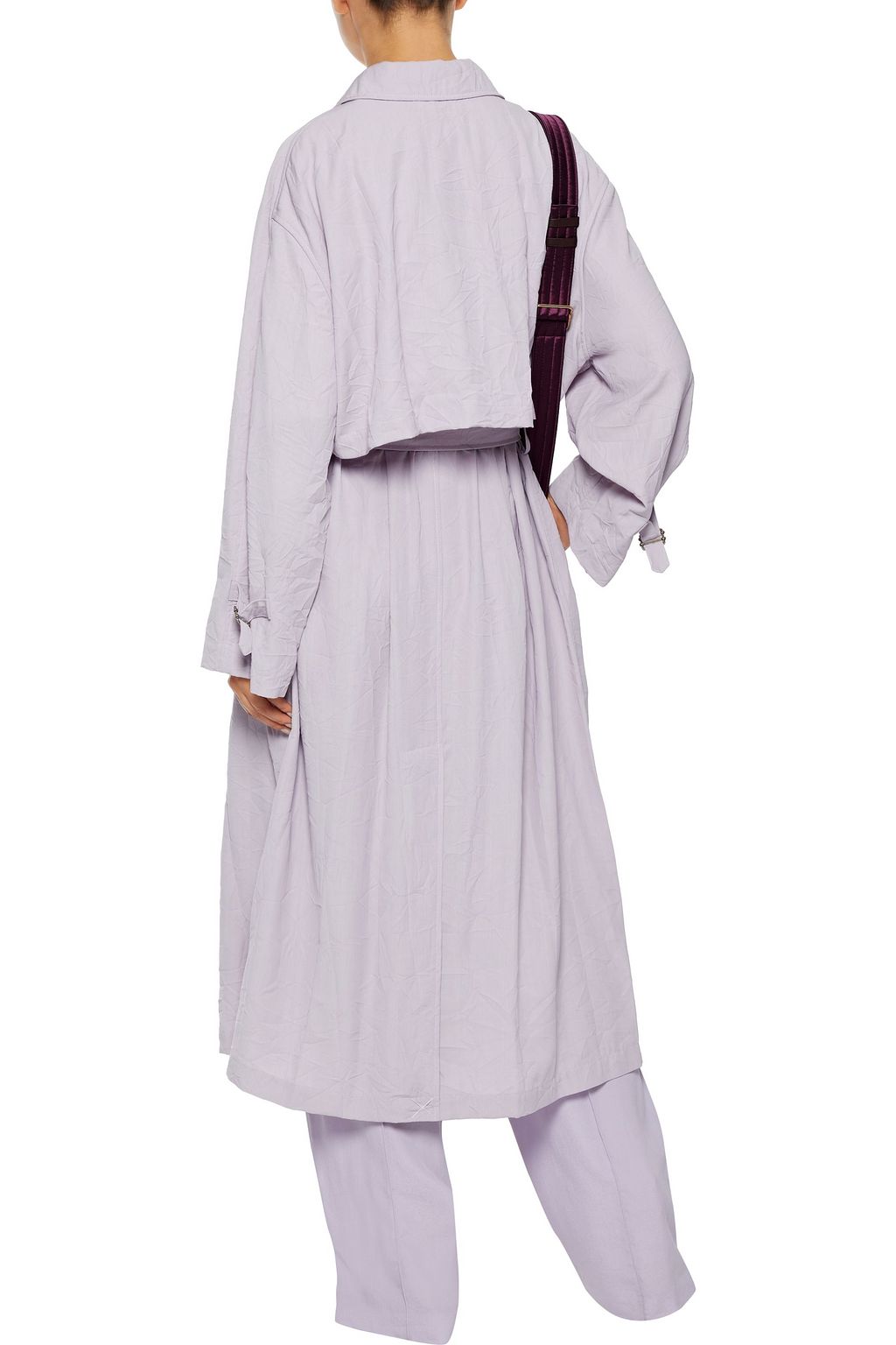3.1 PHILLIP LIM Oversized crinkled-woven trench coat