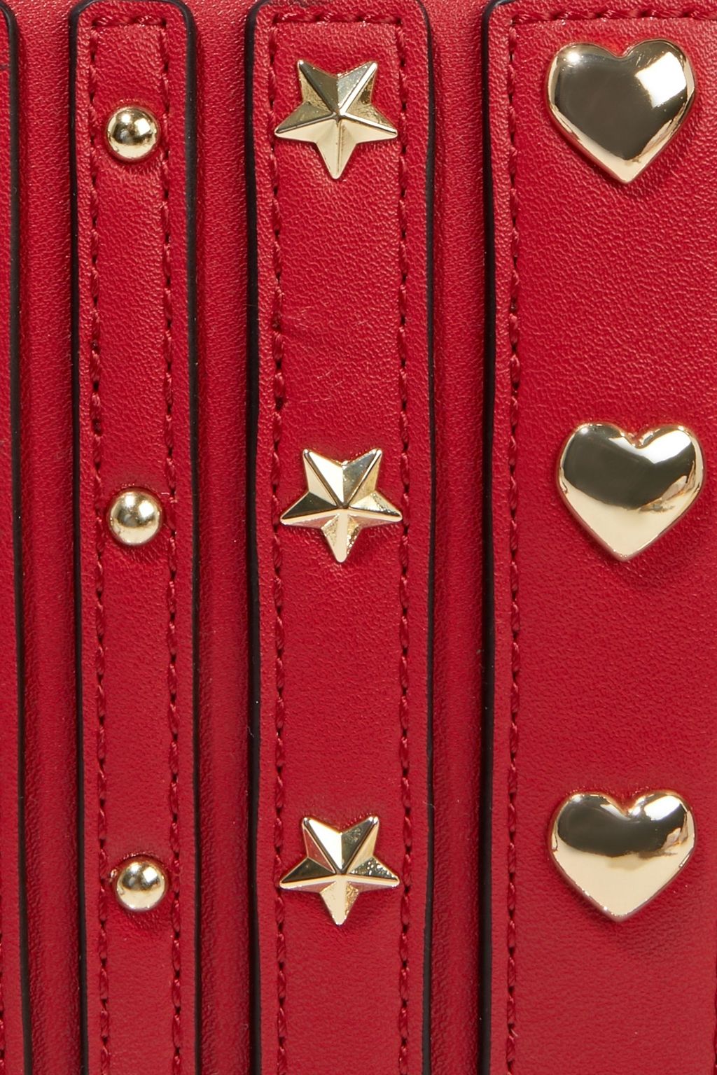 LOVE MOSCHINO Studded faux leather shoulder bag