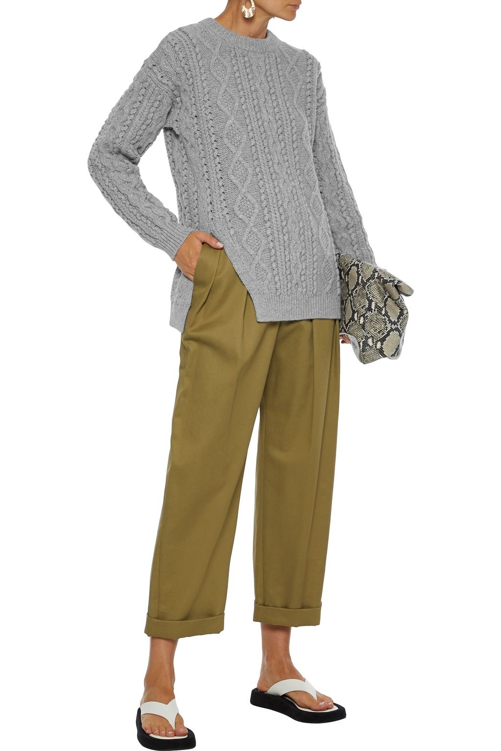 3.1 PHILLIP LIM Cable-knit wool sweater