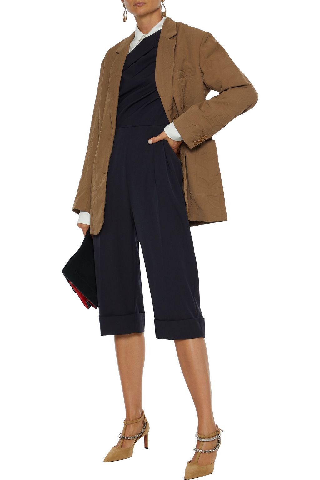 3.1 PHILLIP LIM Oversized crinkled-cady blazer