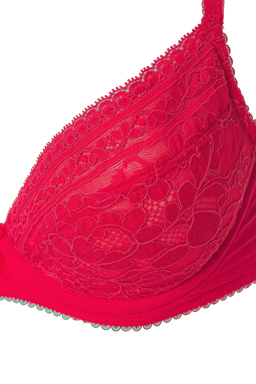 WACOAL Eternal jersey-paneled corded lace underwired bra