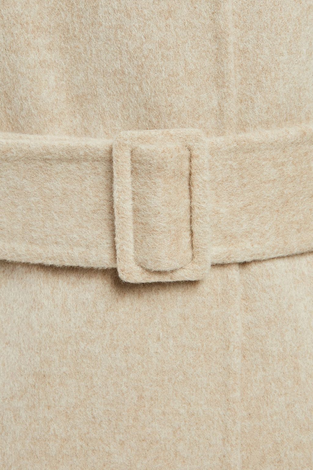 THE ROW Belted wool-felt coat