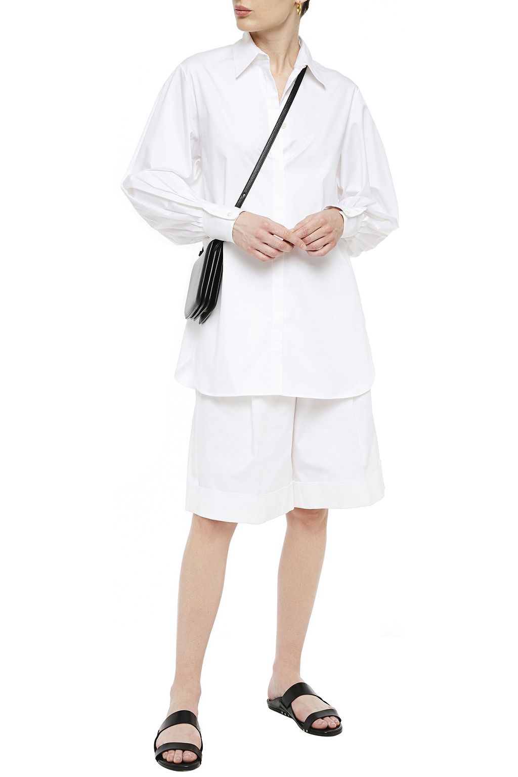 THE ROW Stretch-cotton poplin shirt