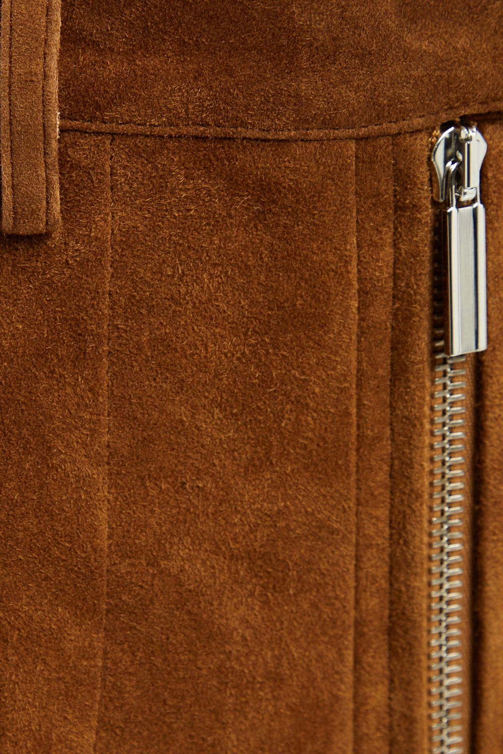 THE ROW Suede skinny pants