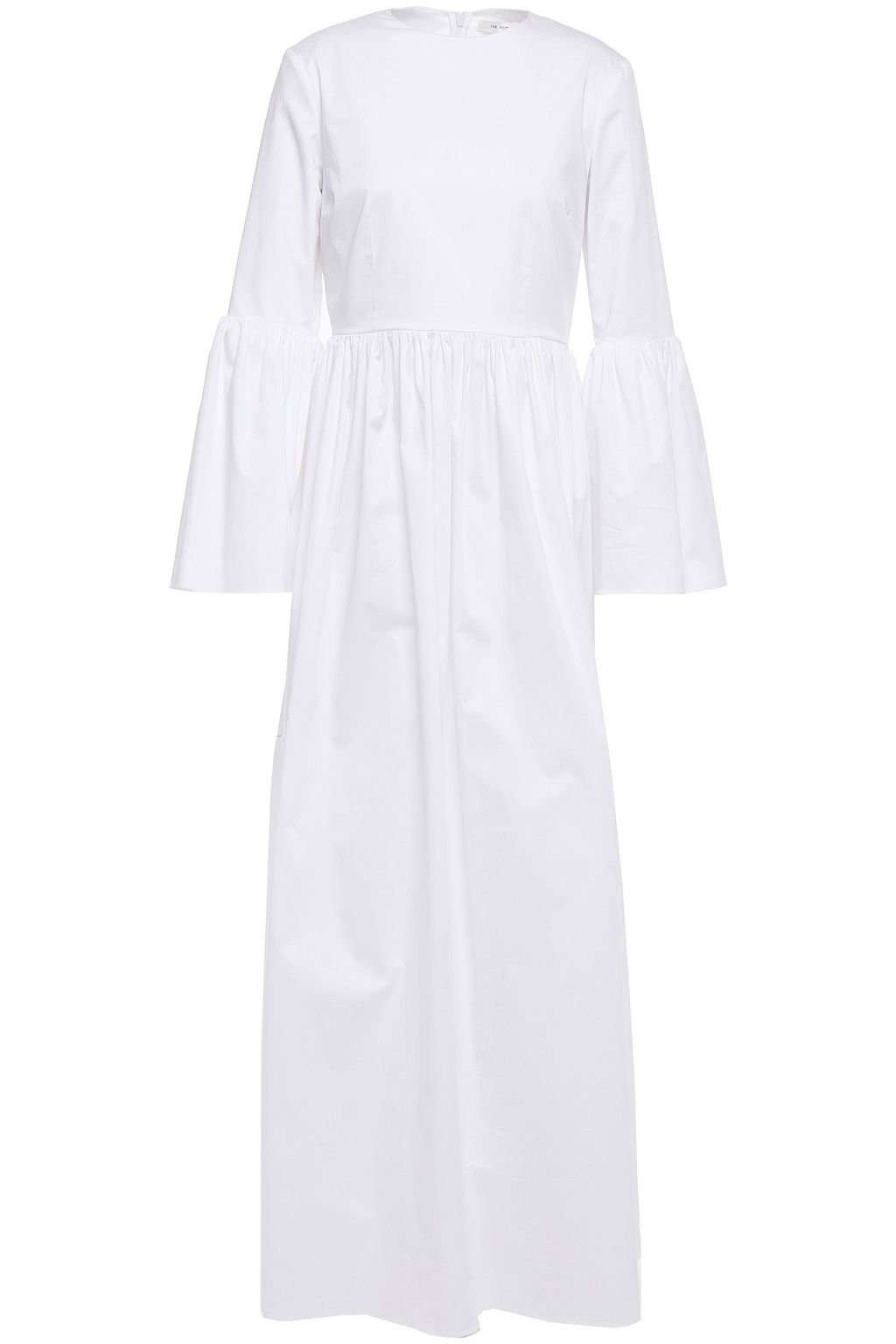 the row white gown