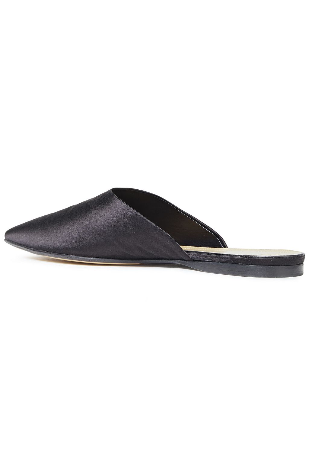 THE ROW Silk-satin slippers