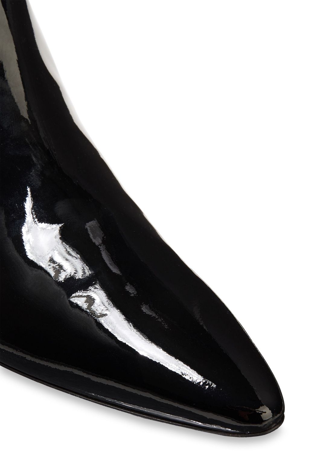 THE ROW Patent-leather ankle boots