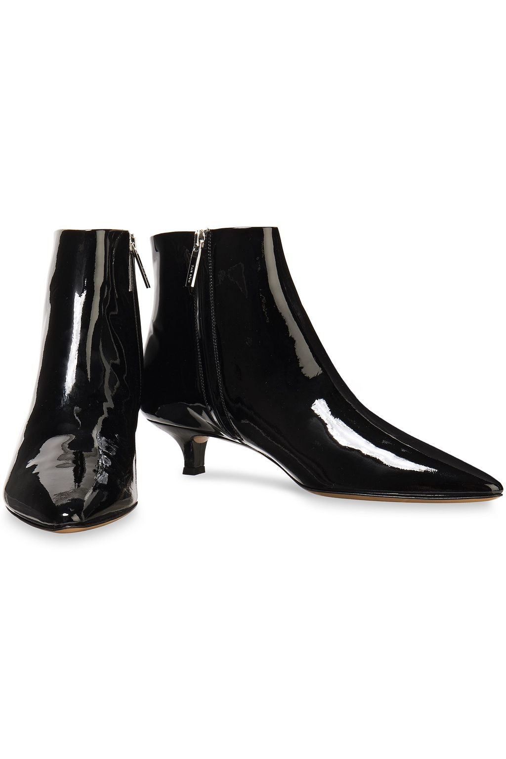 THE ROW Patent-leather ankle boots | Sale up to 70% off | THE OUTNET