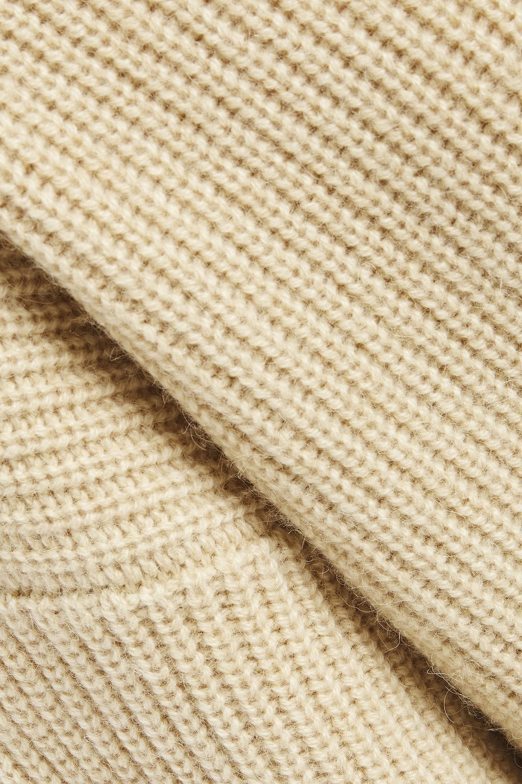 THE ROW Delia ribbed camel hair sweater