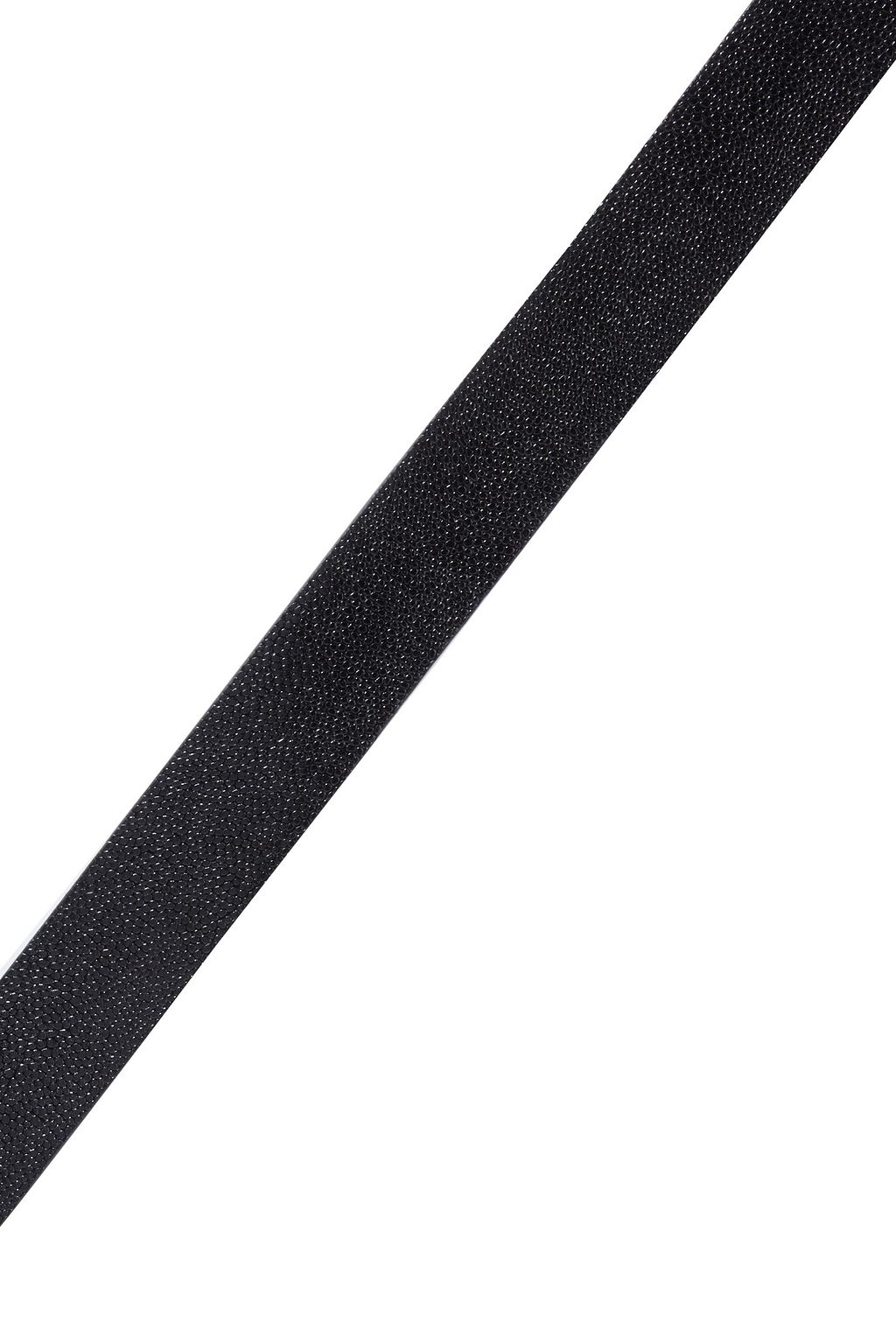 RAG & BONE Boyfriend glossed stingray-effect leather belt