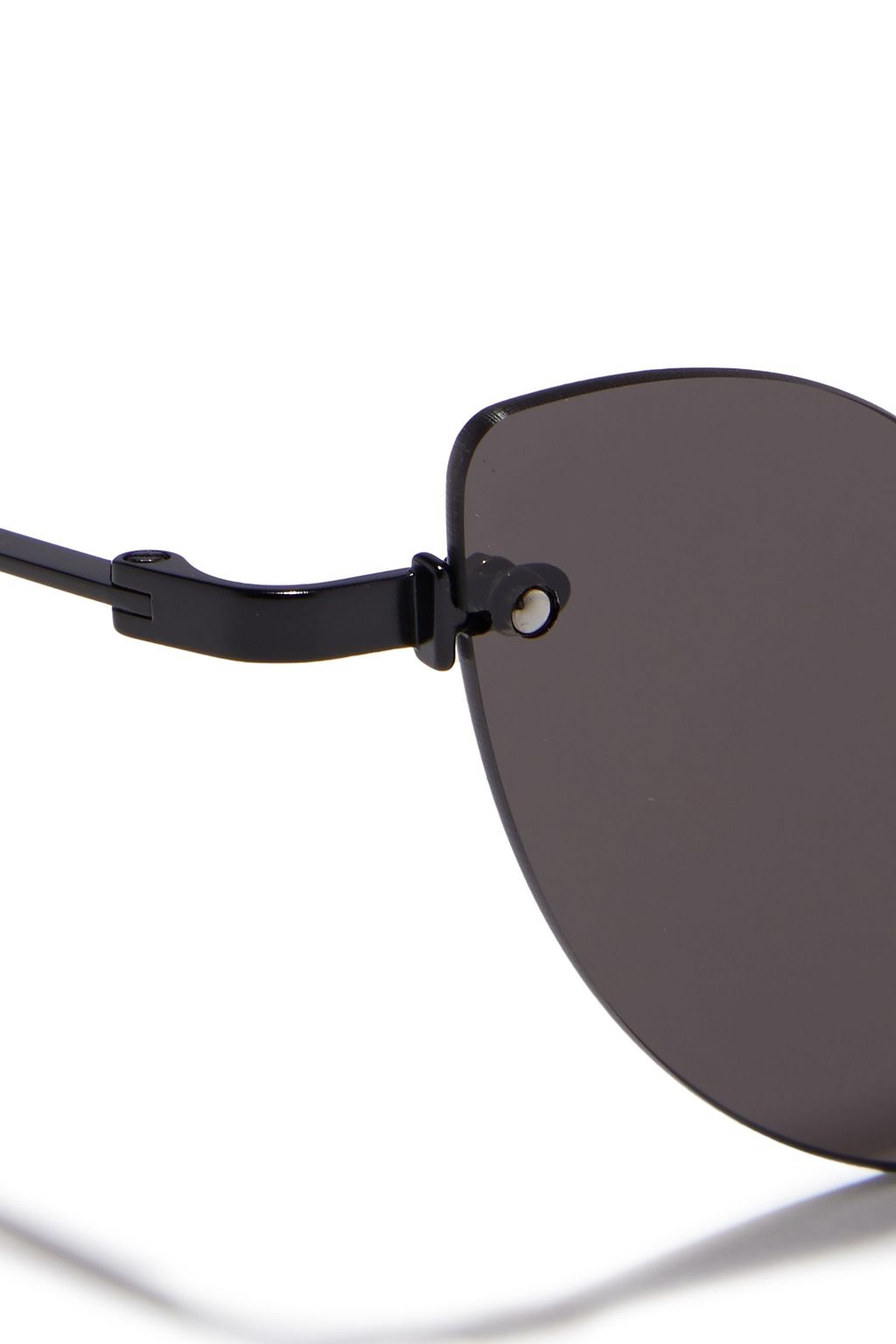 SAINT LAURENT Loulou heart-shaped metal sunglasses