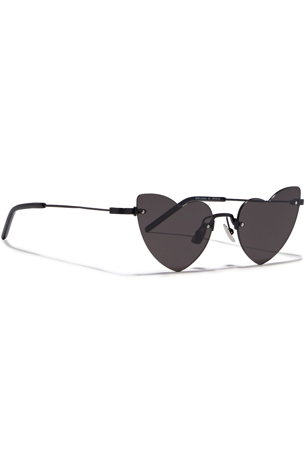 SAINT LAURENT Loulou heart-shaped metal sunglasses