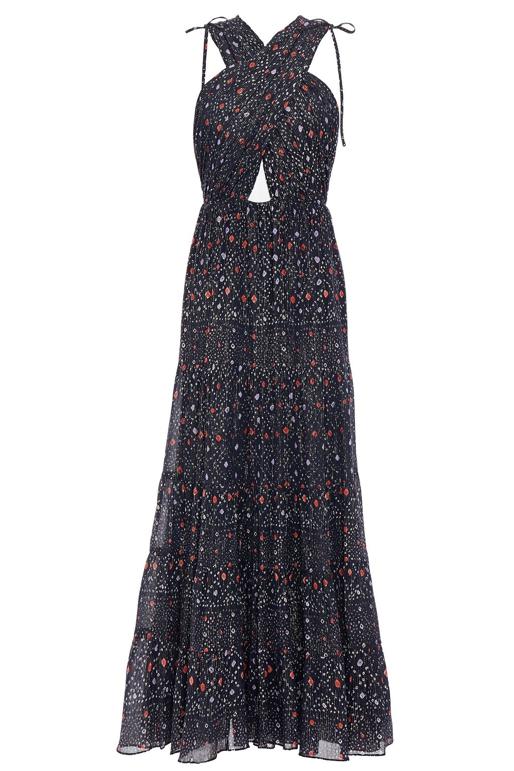 ulla johnson metallic dress