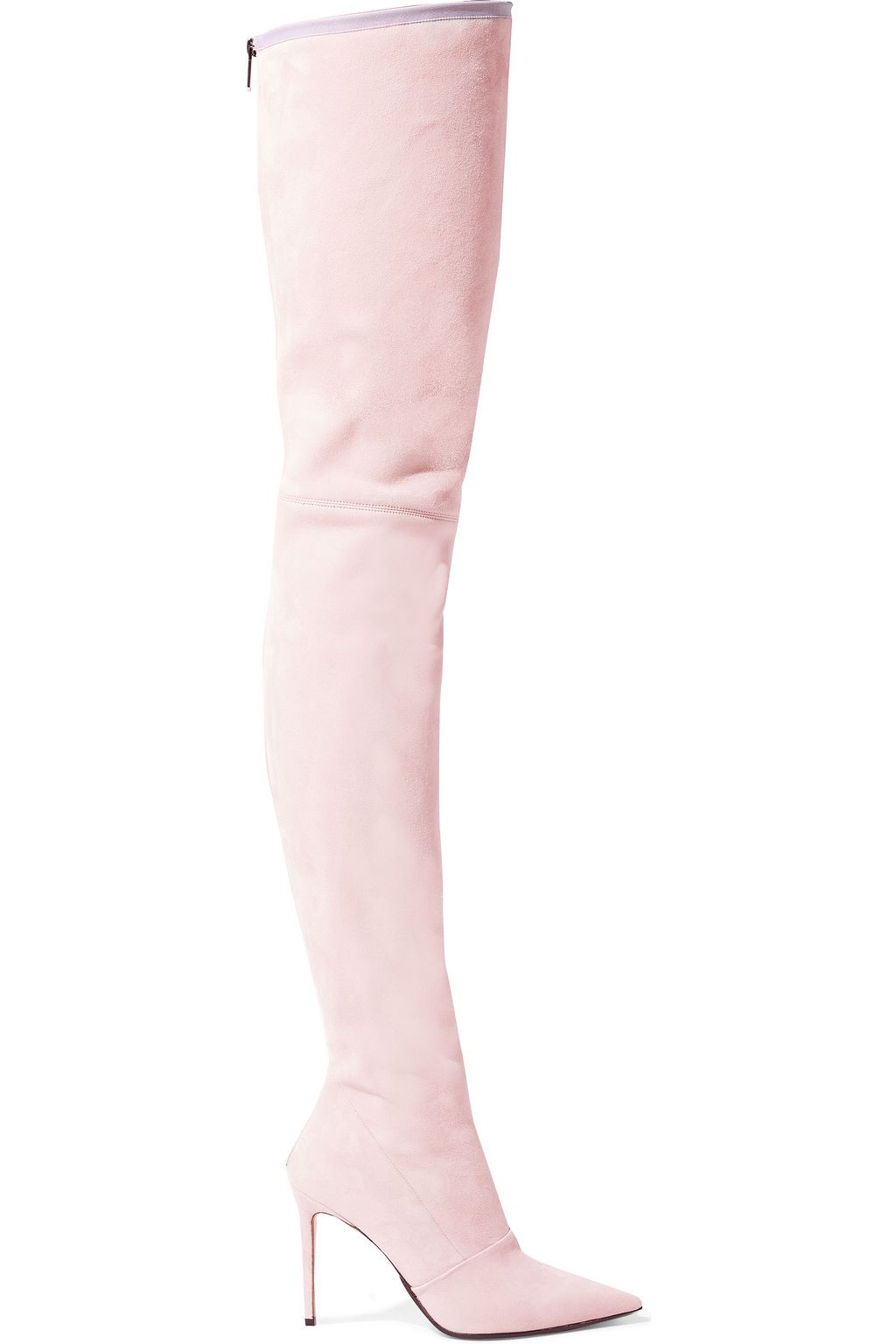over knee boots pink