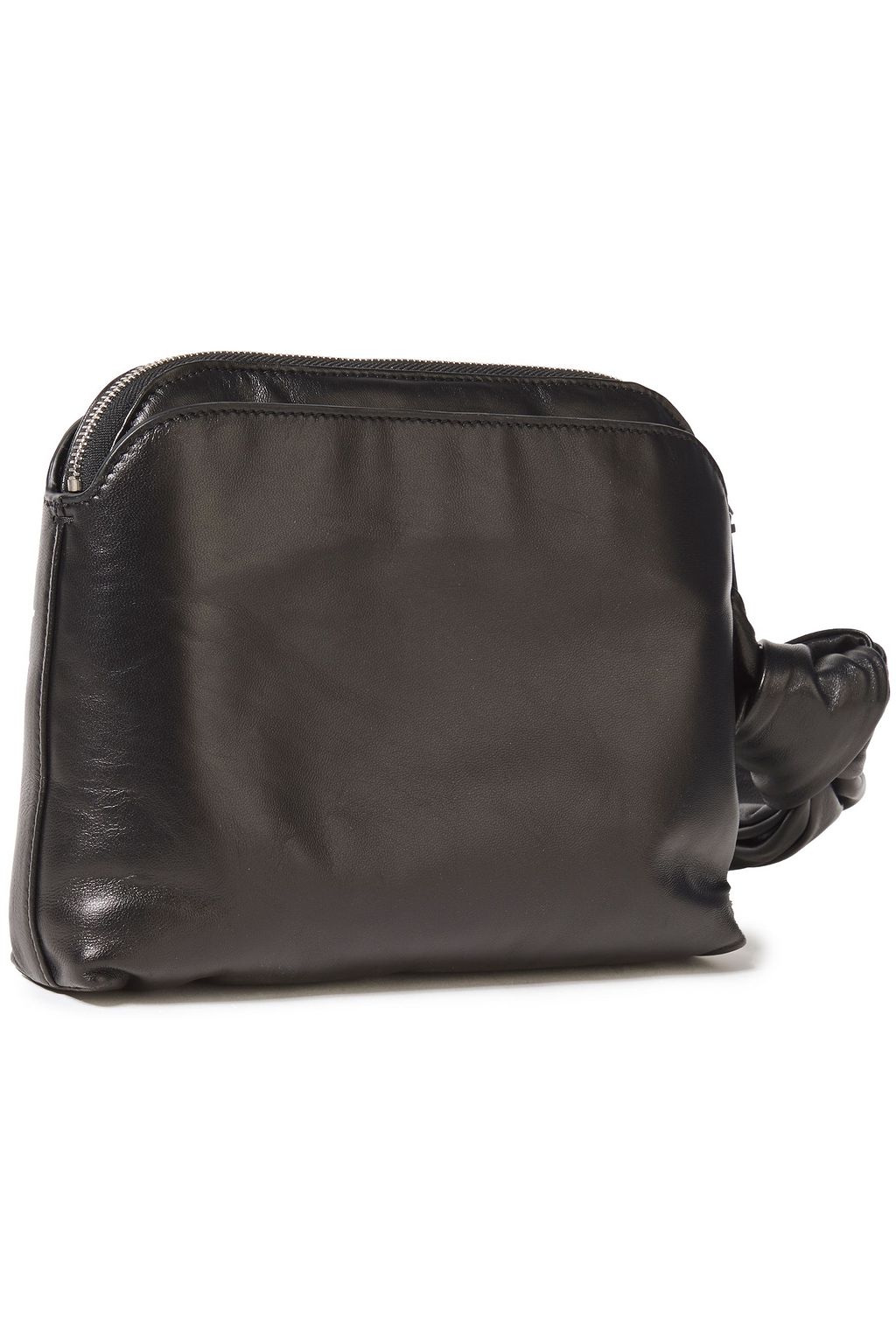 THE ROW Wristlet leather clutch
