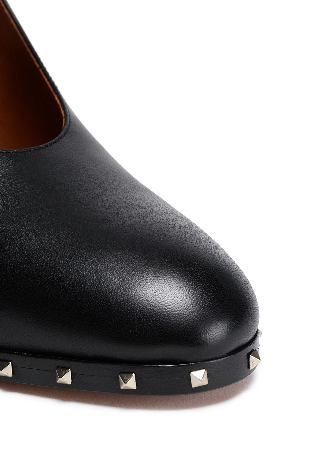 VALENTINO GARAVANI Rockstud leather Mary Jane pumps