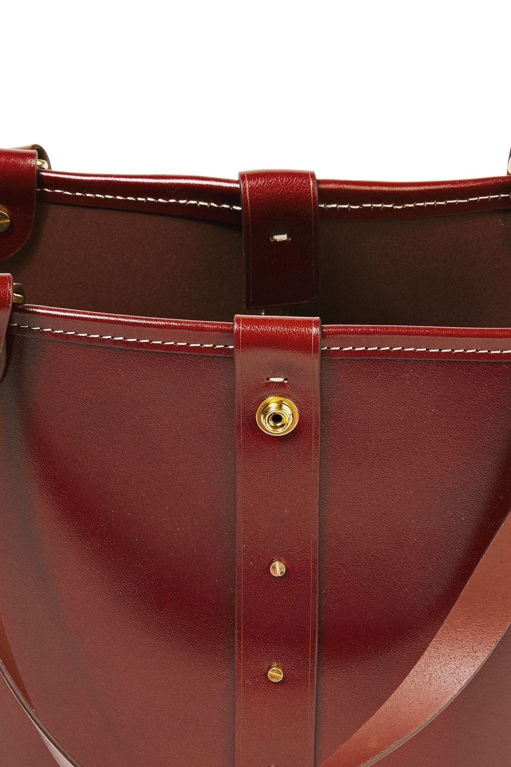 THE ROW Studded leather shoulder bag